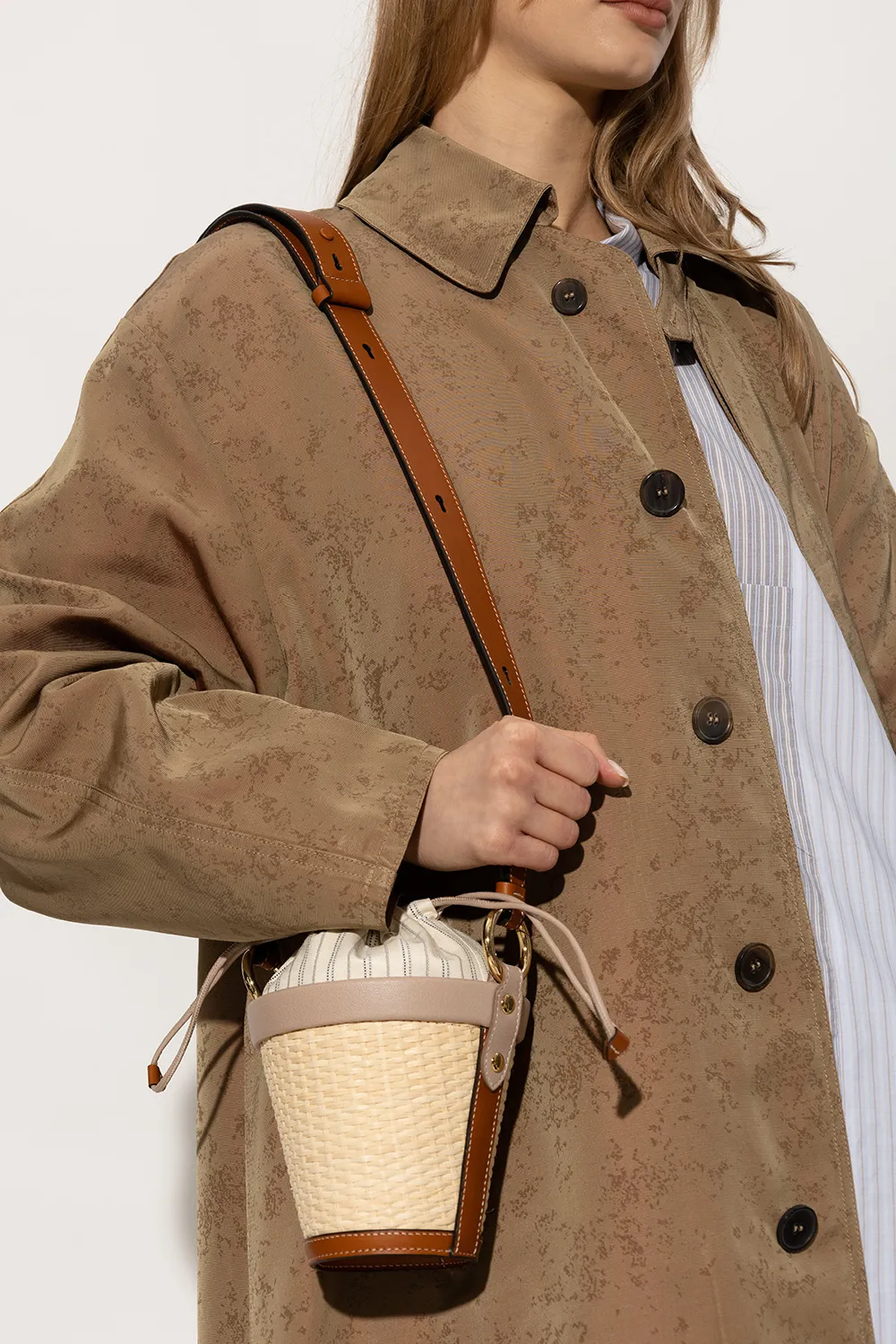 Maison Margiela Layered Detailed Shoulder Bag