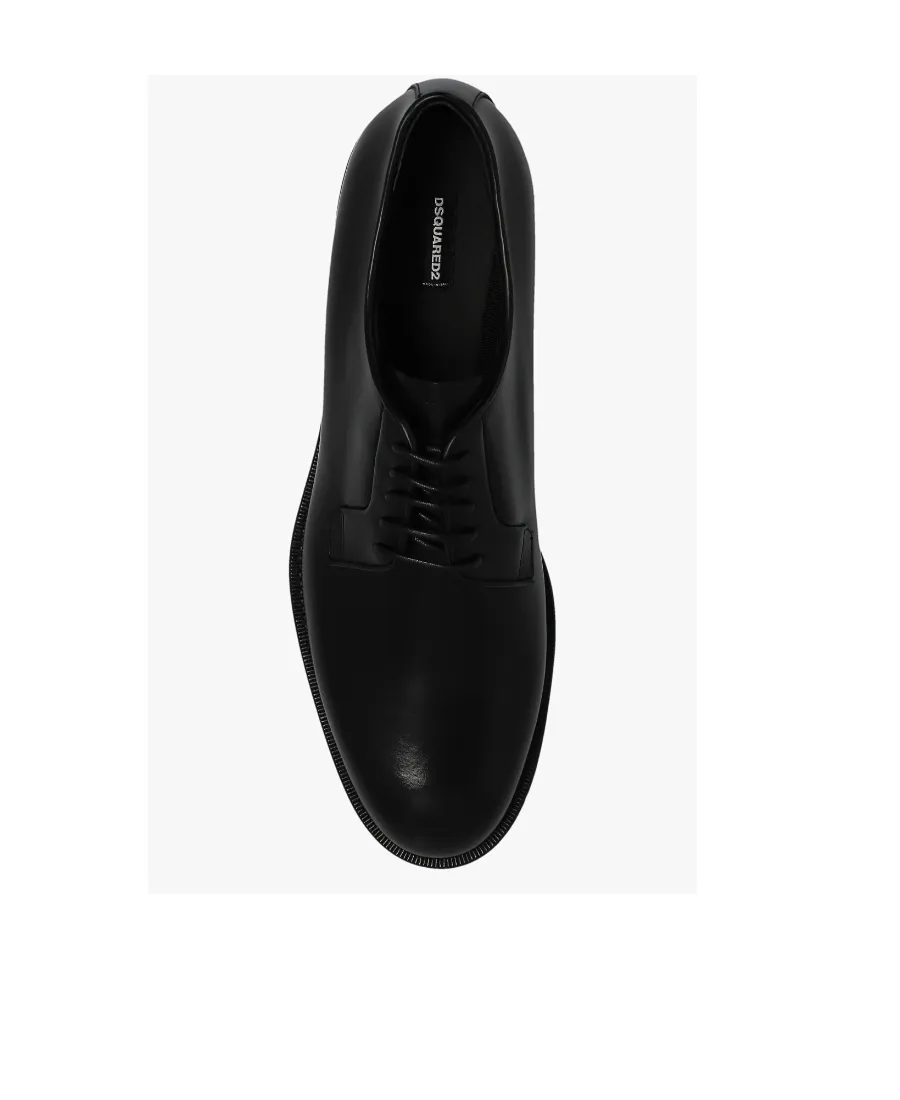 Dsquared2 Polished-Finish Lace-Up Derby Shoes