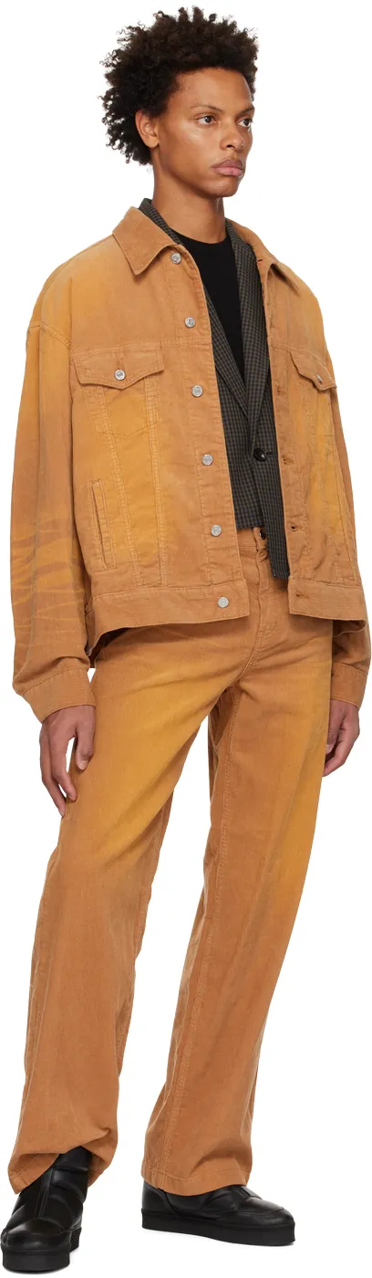 Corduroy Denim Coat