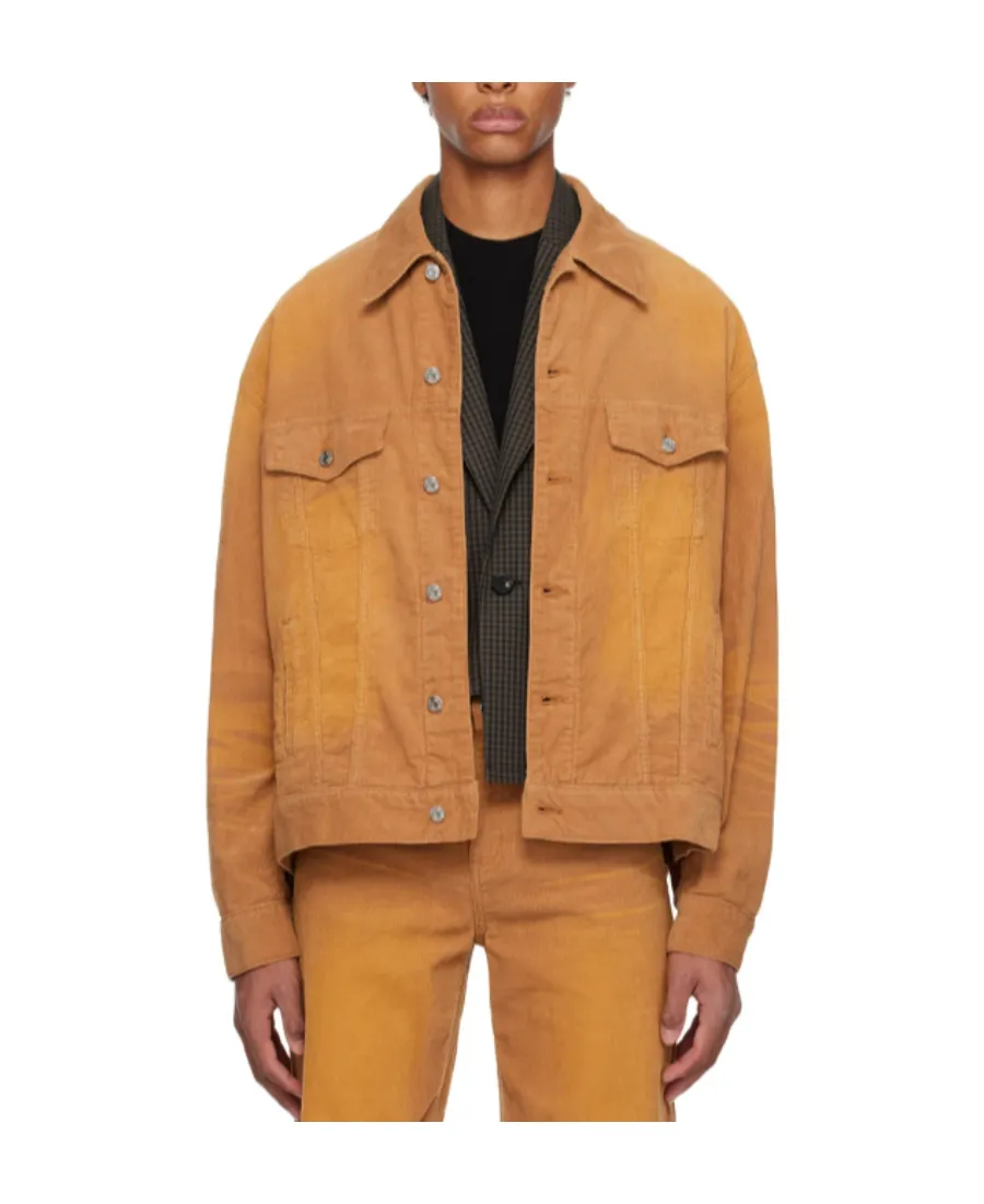 Corduroy Denim Coat