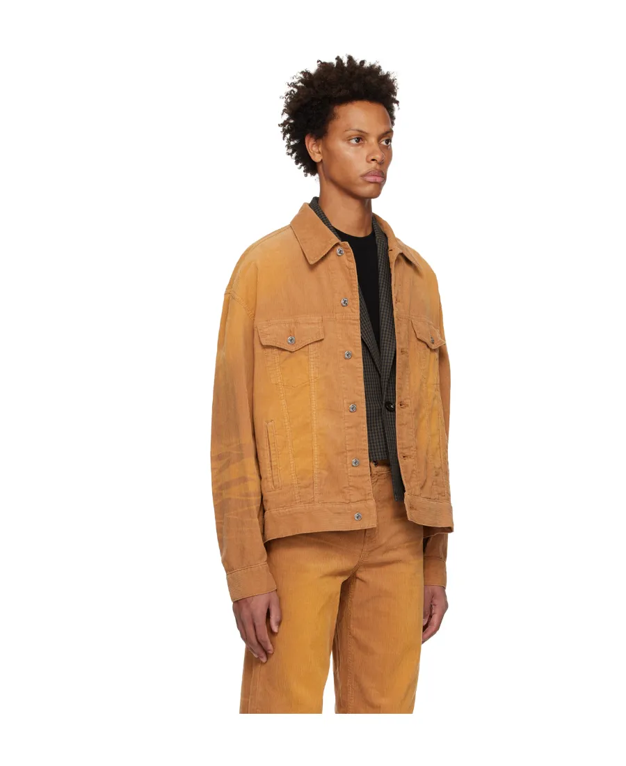Corduroy Denim Coat