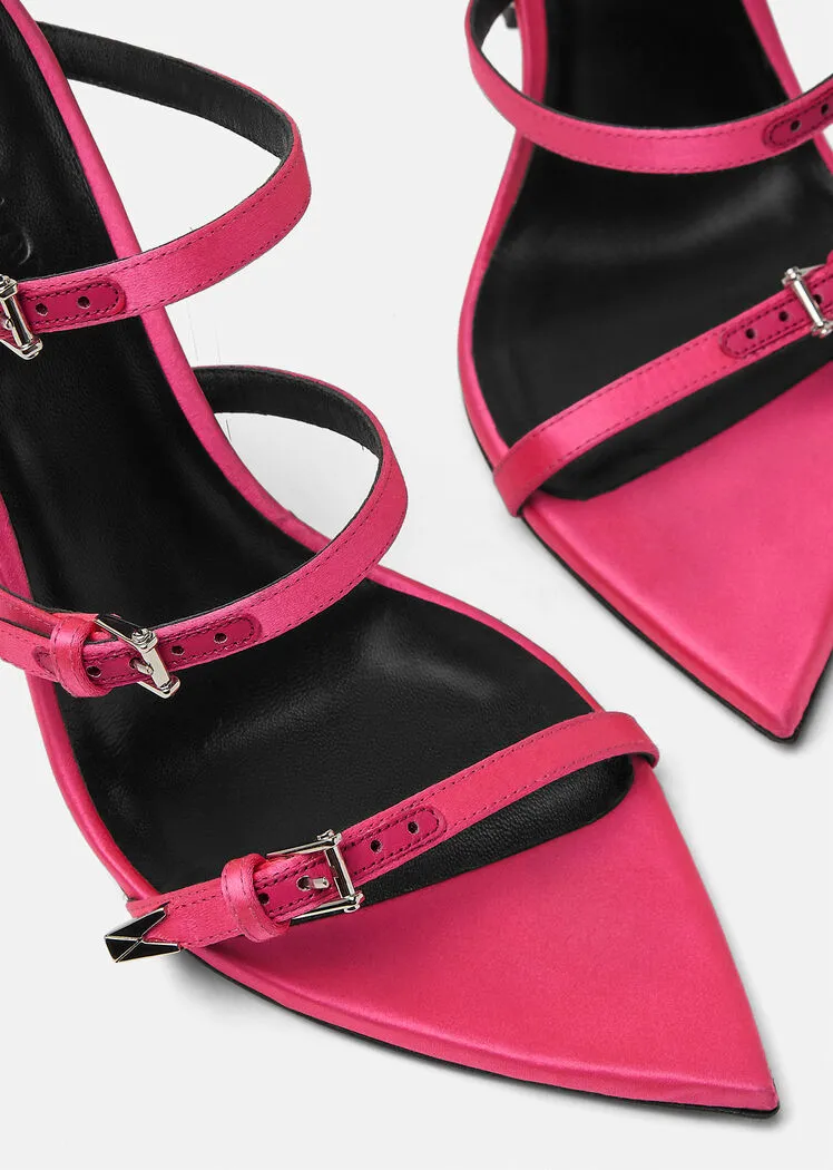 Versace Pin-Point Buckle-Strap Fastened Sandals