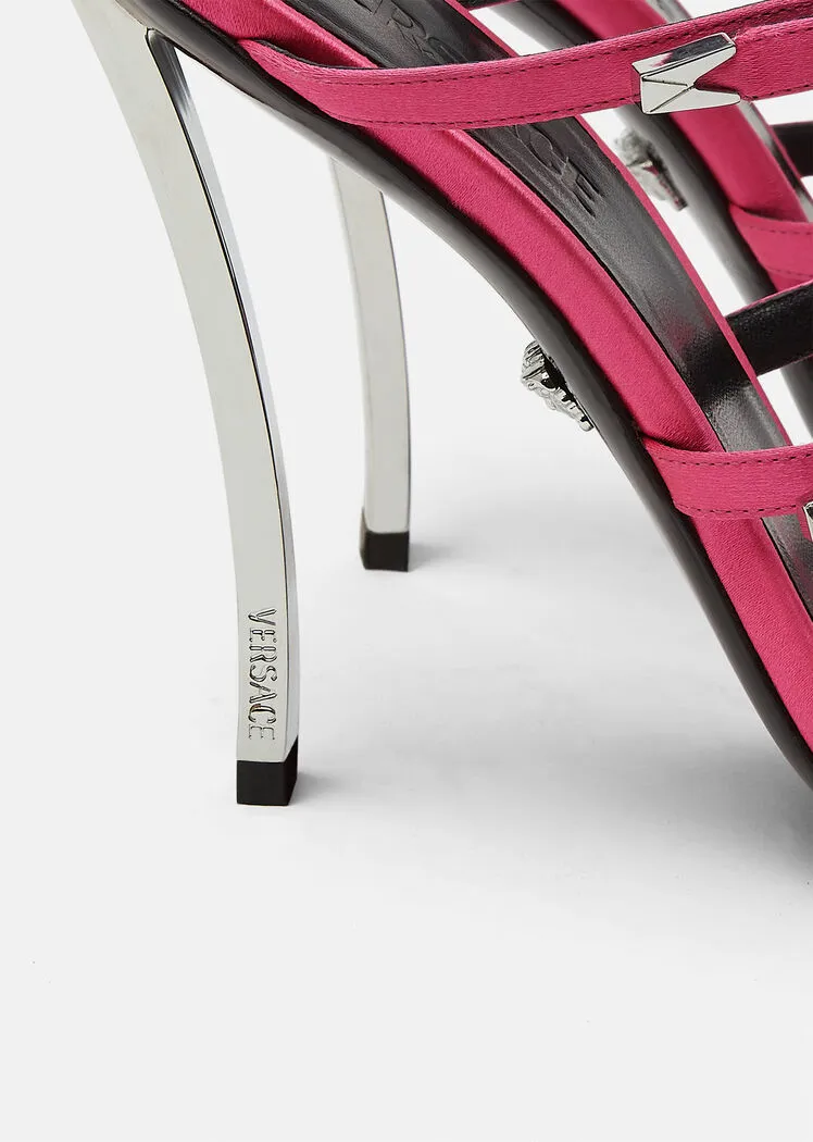Versace Pin-Point Buckle-Strap Fastened Sandals