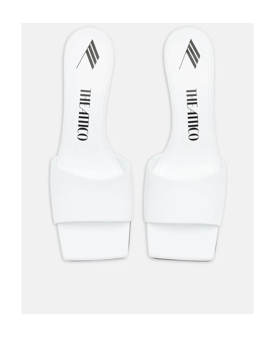 The Attico Mid Heel Slip-On Sandals
