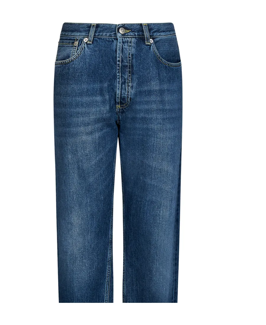 Alexander Mcqueen Wide-Leg Denim Jeans