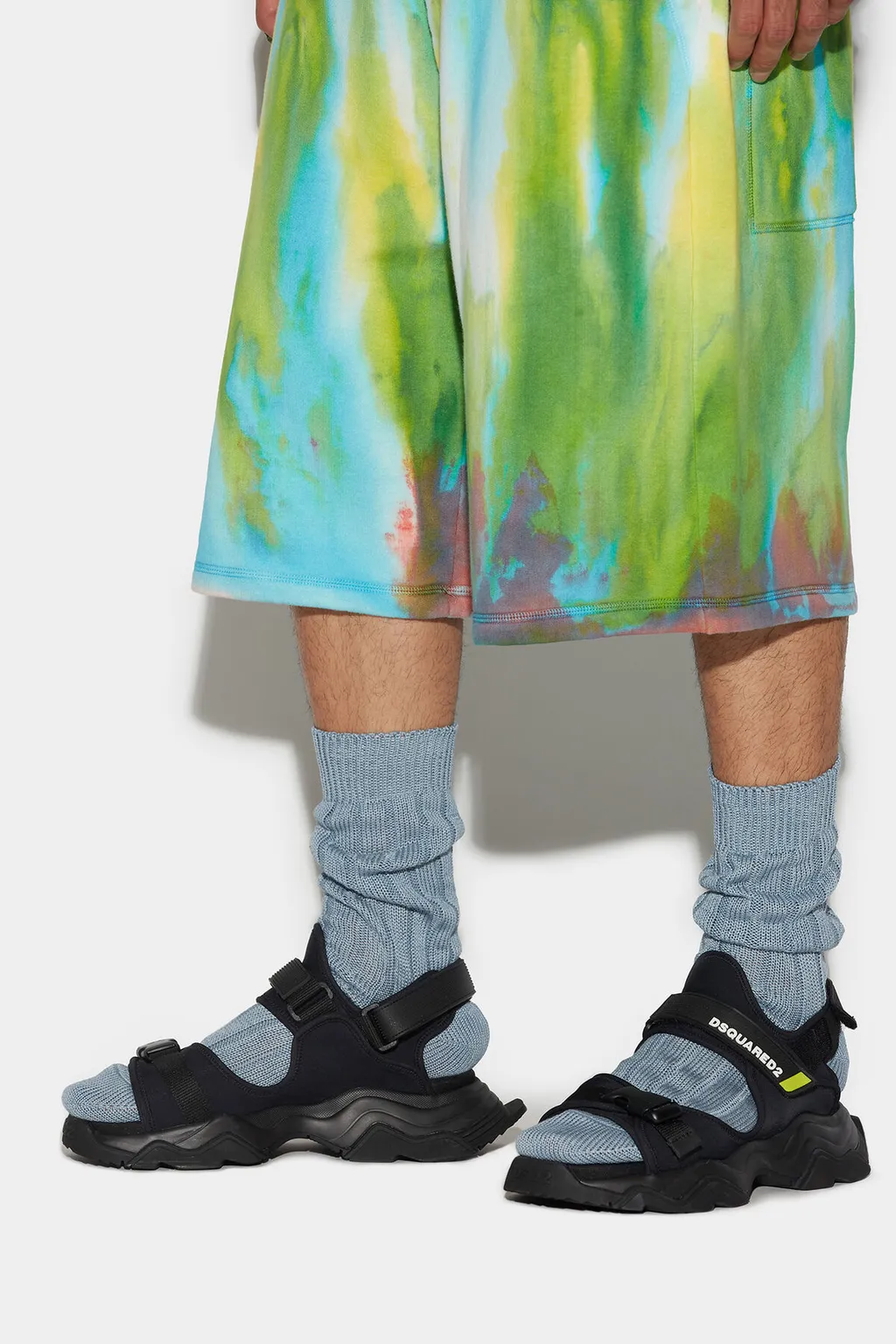 Dsquared2 Tie Dyed Elasticated Waistband Track Shorts