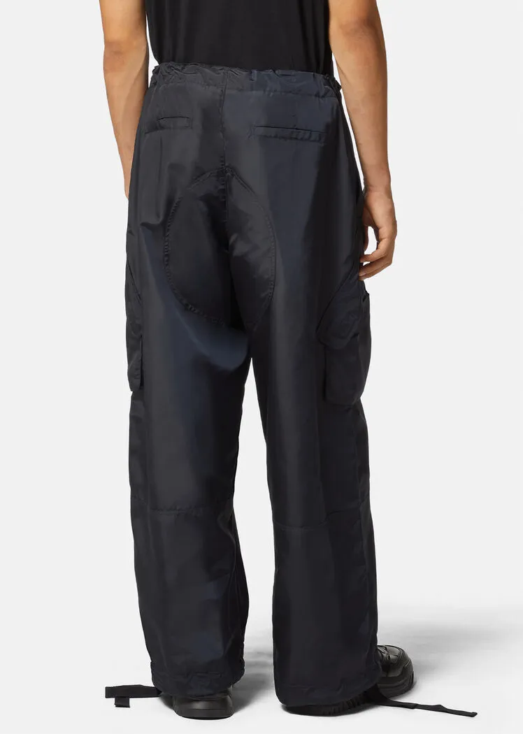 Versace Logo Printed Drawstring Cargo Pant