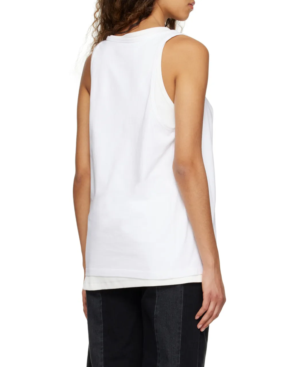 Mm6 Maison Margiela Layered Scoop-Neck Tank Top