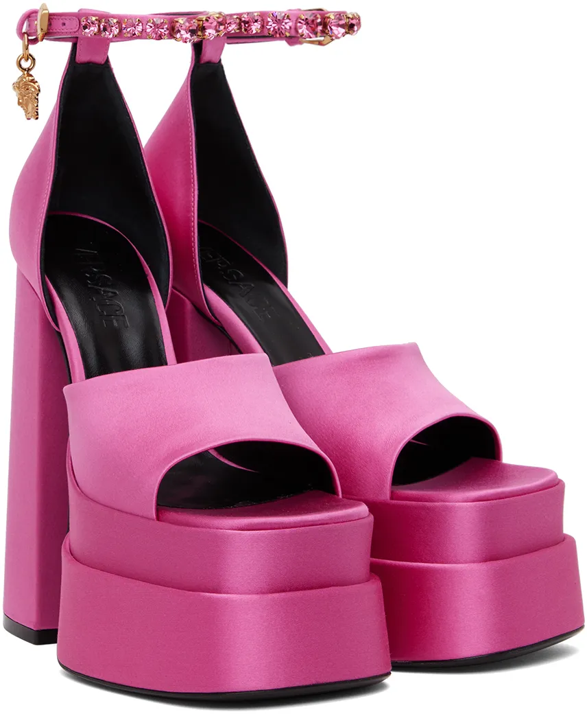 Versace Medusa Aevitas Platform Sandals