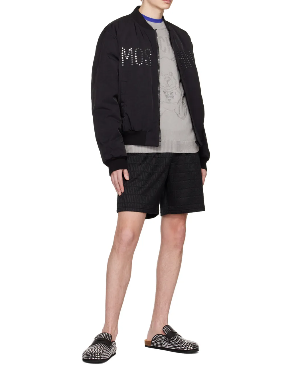 Logo-Detail Bomber Jacket