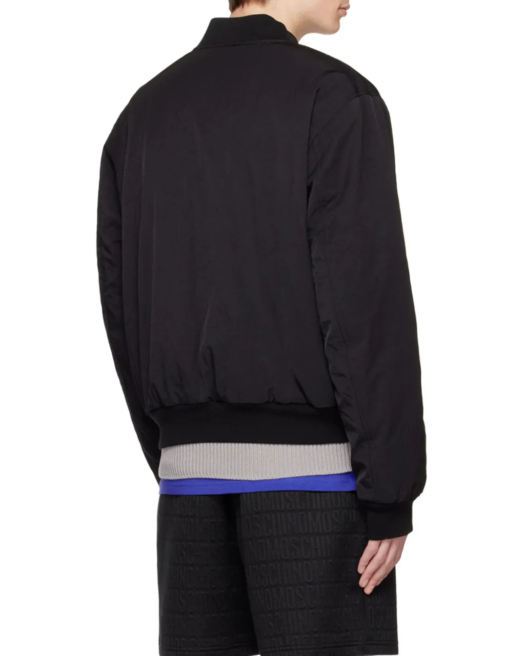Logo-Detail Bomber Jacket