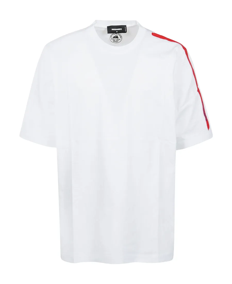 Dsquared2 Side-Stripe Crewneck T-Shirt