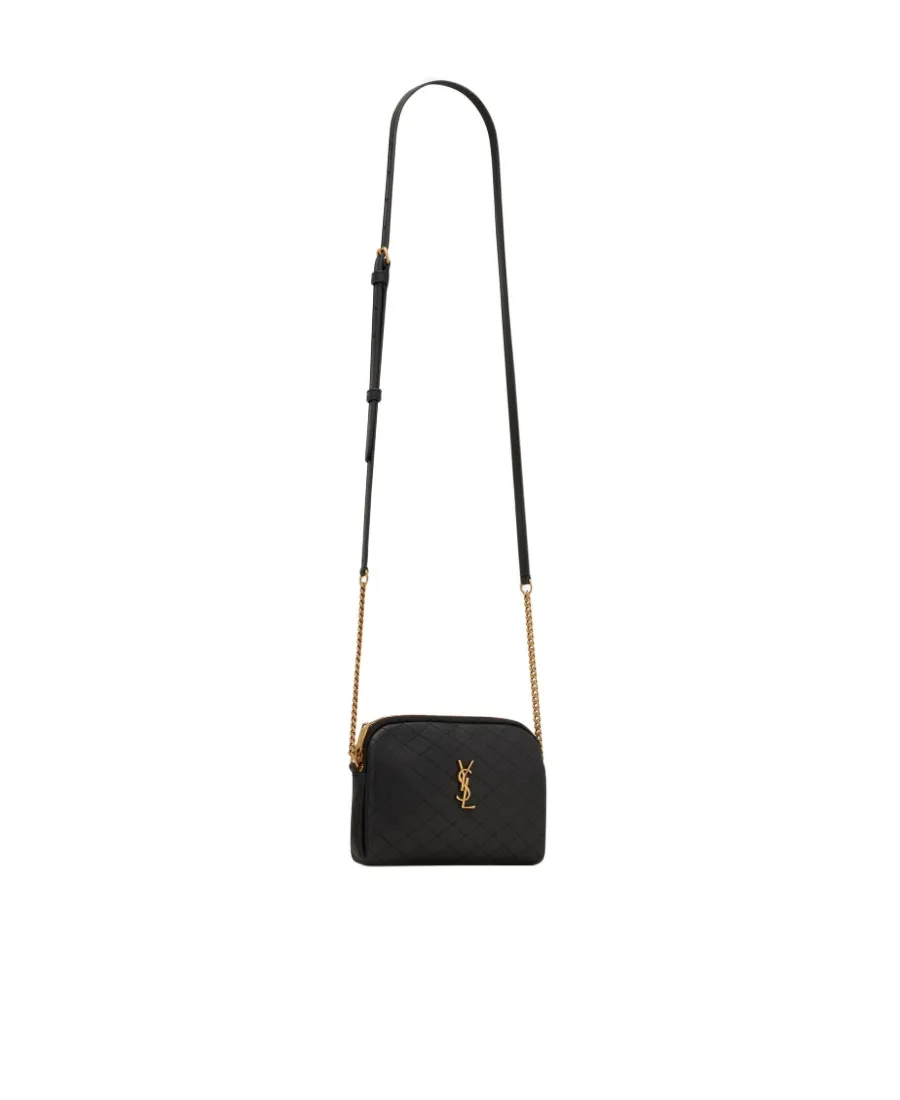 Saint Laurent Gaby Quilted Chain Pouch