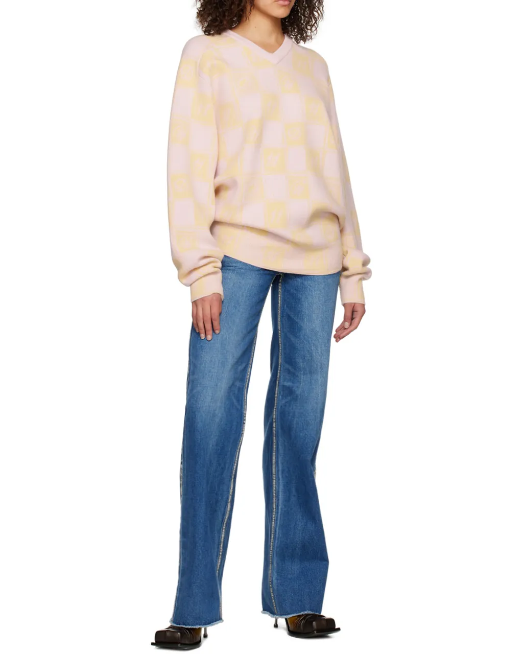 Checkerboard Sweater