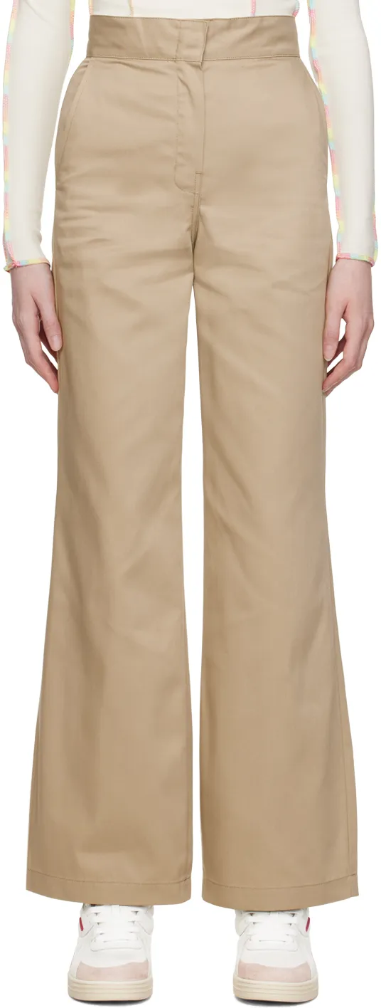 Palm Angels Straight Leg Chino Pants