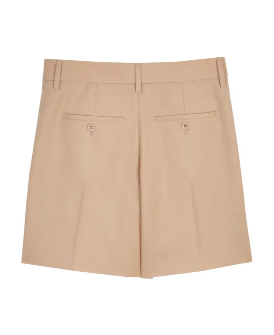 Burberry Logo Detailed Pleated Shorts