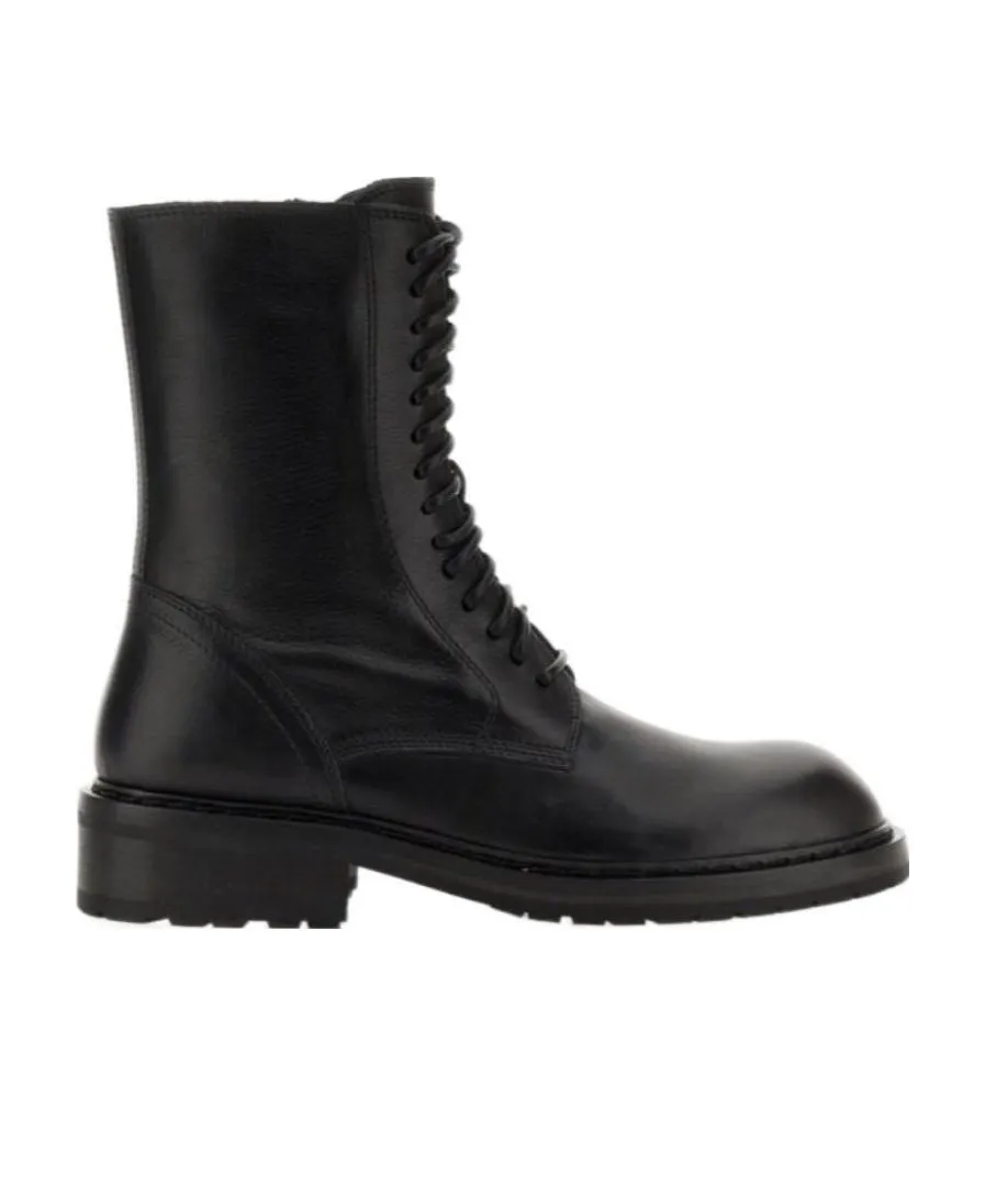 Ann Demeulemeester Lace-Up Boots