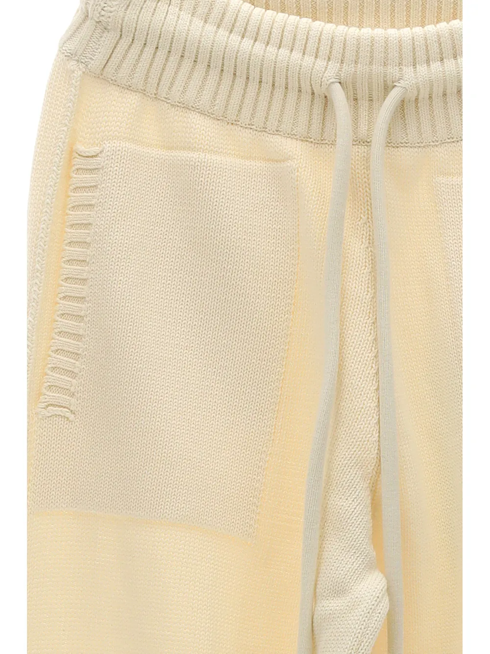 Off-White Drawstring Straight Leg Trousers