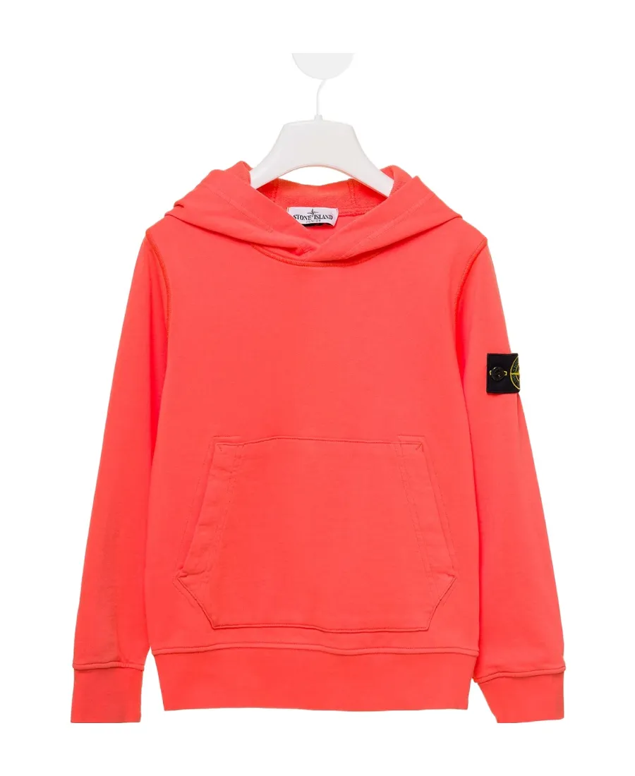 Cotton Logo Patch Hoodie