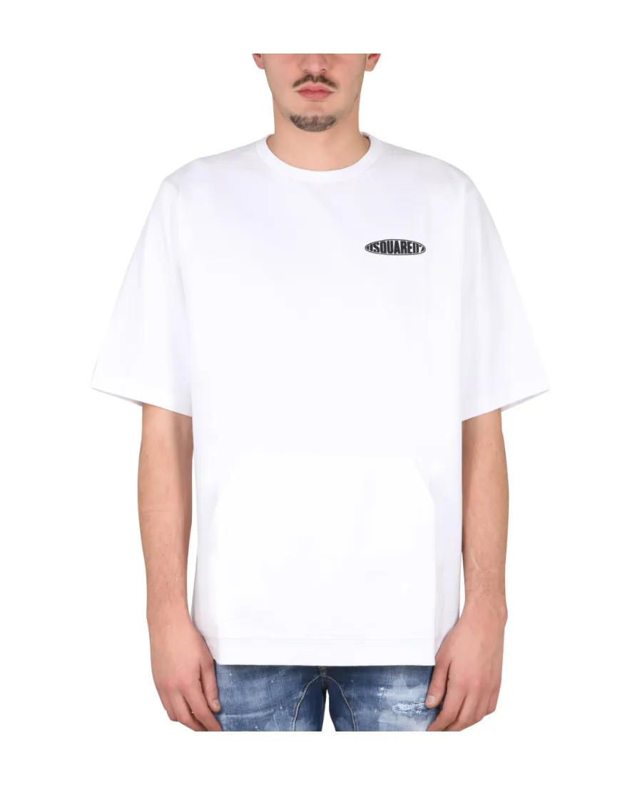 Dsquared2 Logo Printed Crewneck T-Shirt