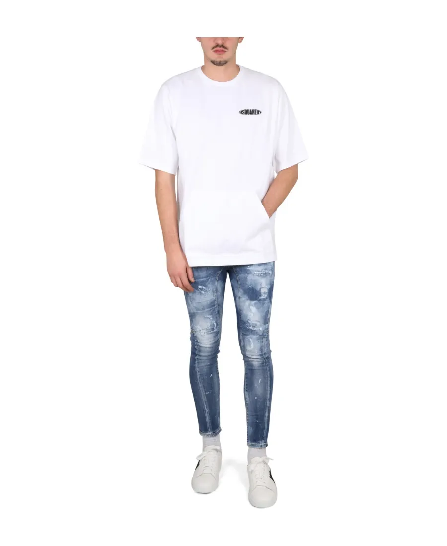 Dsquared2 Logo Printed Crewneck T-Shirt