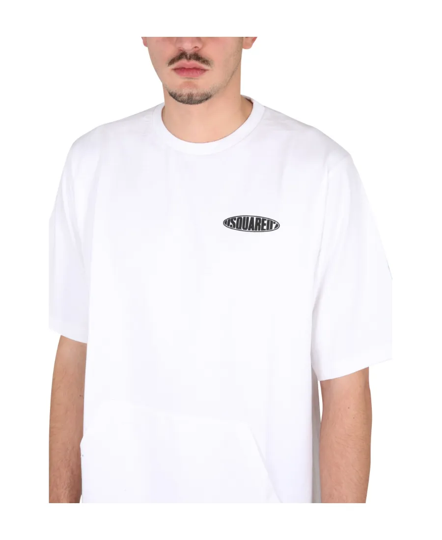 Dsquared2 Logo Printed Crewneck T-Shirt
