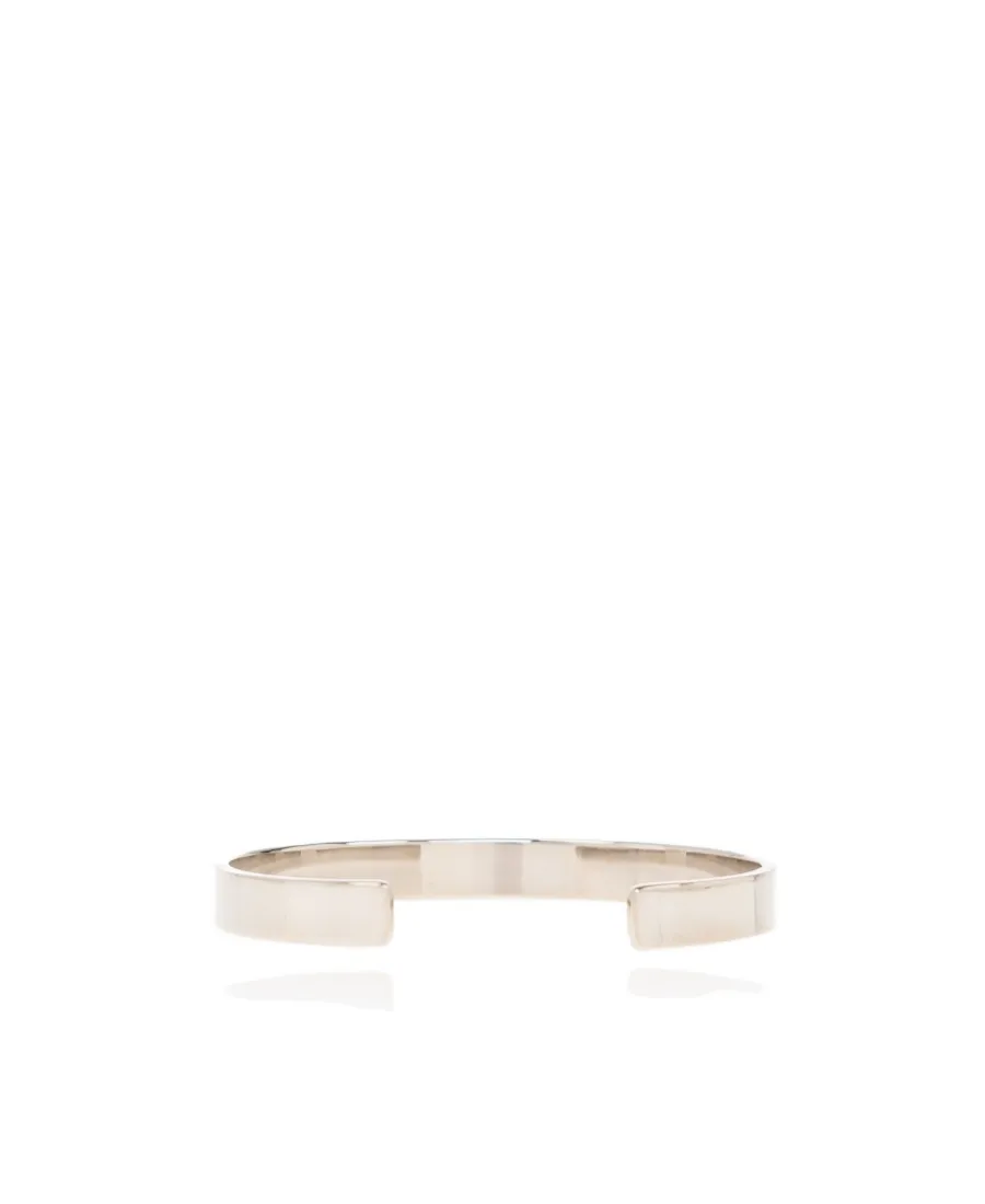 Maison Margiela Logo Engraved Bangle Bracelet