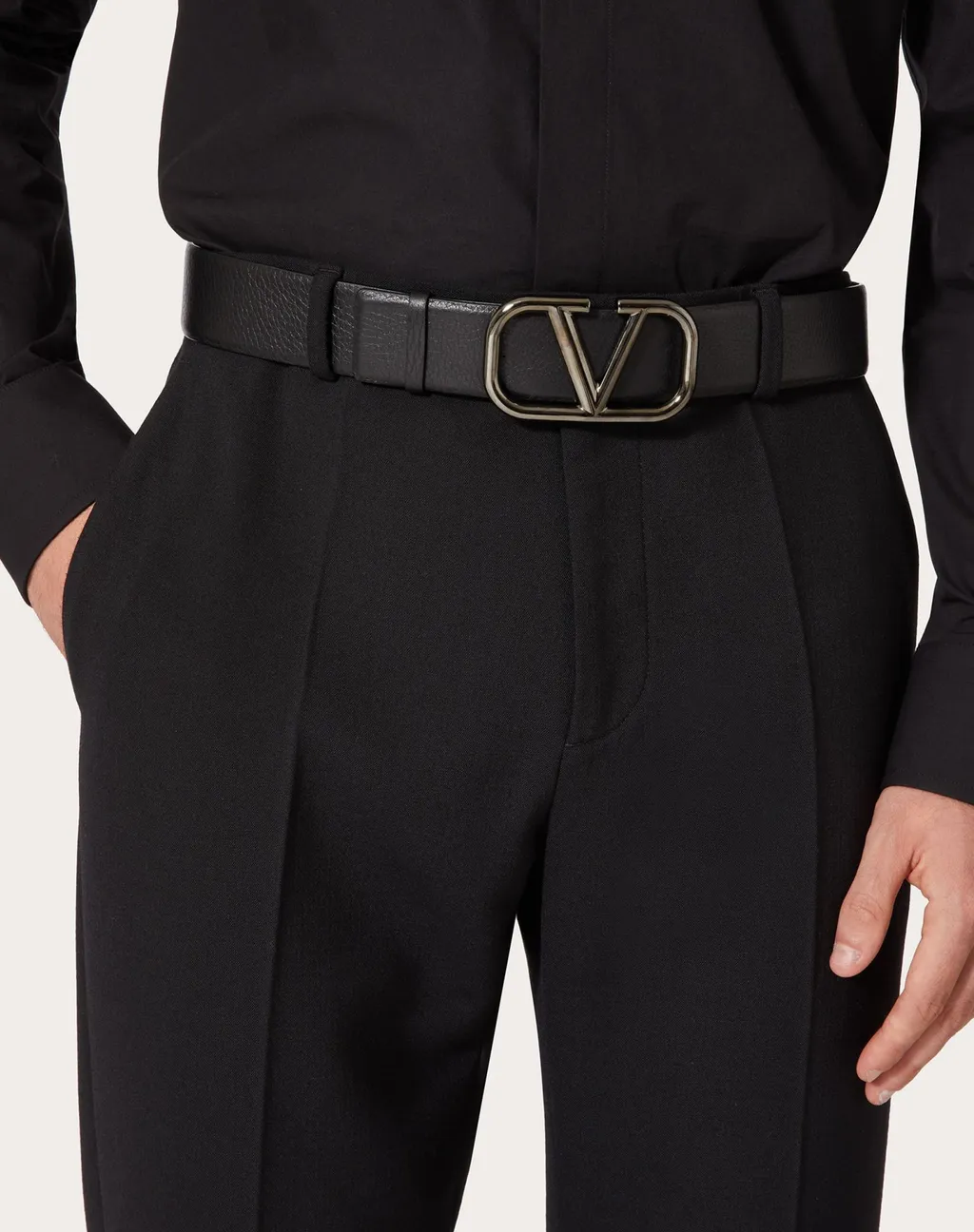 Valentino Vlogo Signature Reversible Belt