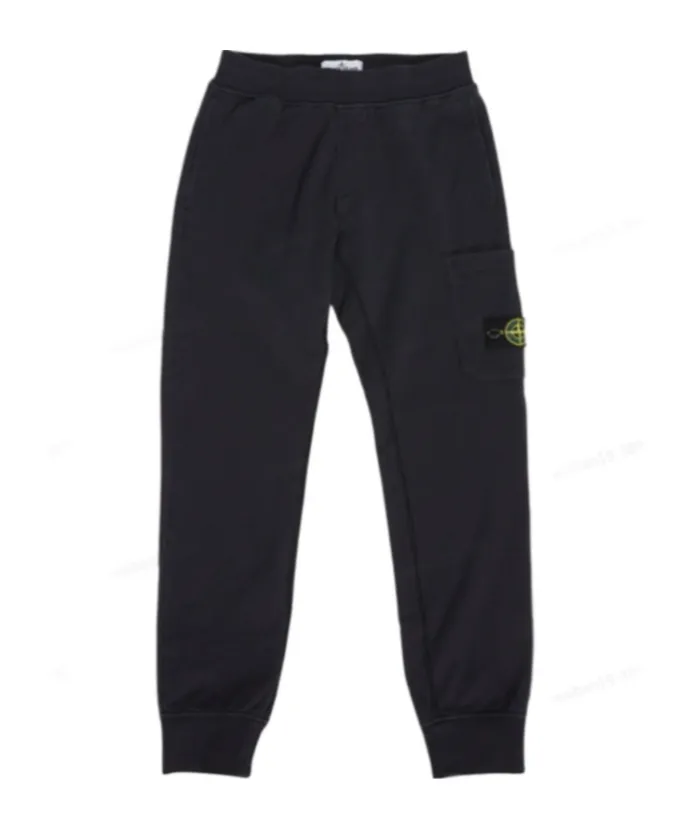 Stone Island Junior Compass-Patch Straight Hem Track Pants