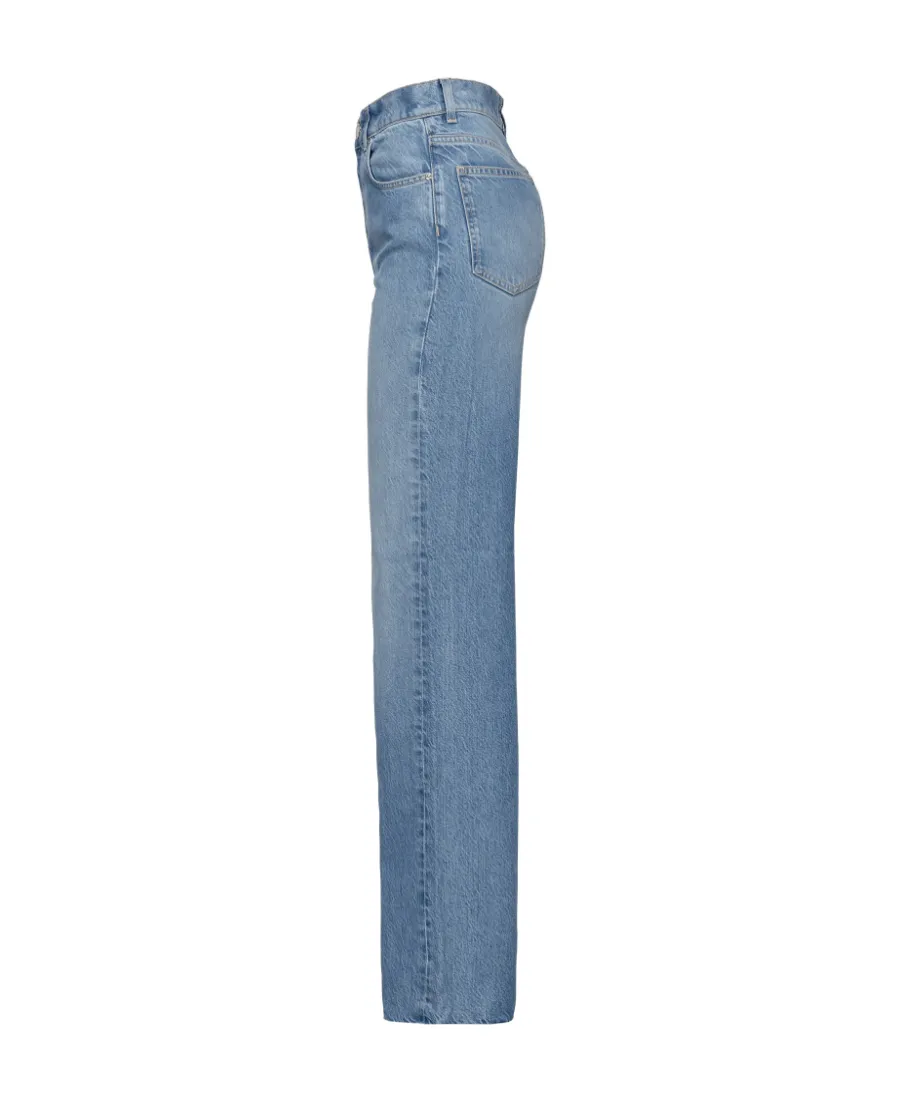 Pinko Logo Patch Straight Leg Jeans