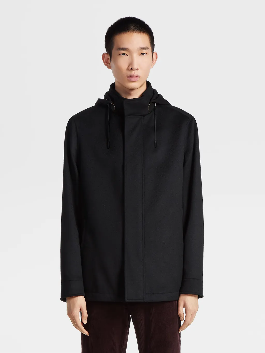 Zegna Oasi Elements Cima Drawstring Over Jacket