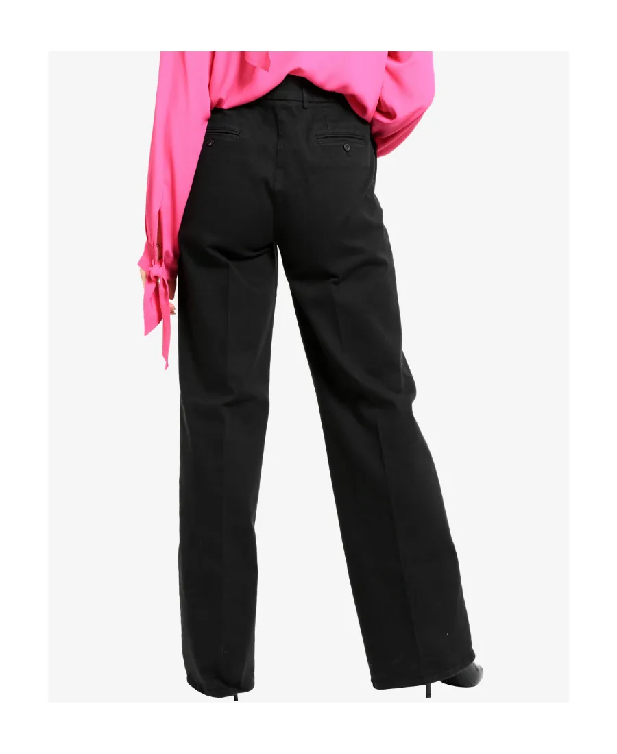 Belt Ring Button Casual Pants