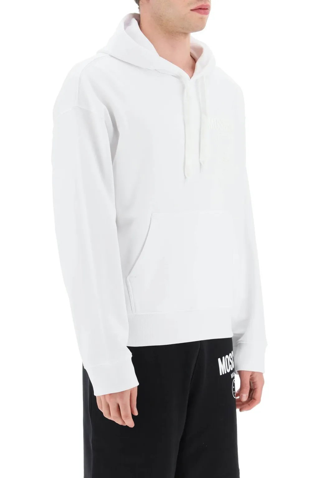 Moschino Long-Sleeved Drawstring Hoodie
