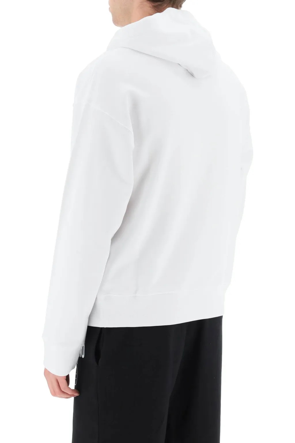 Moschino Long-Sleeved Drawstring Hoodie