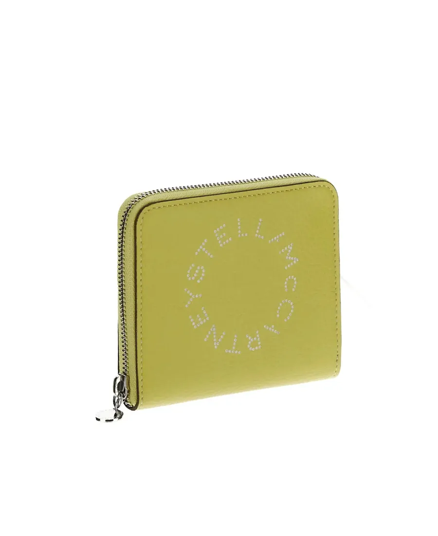 Stella Mccartney Logo-Printed Zip-Around Wallet