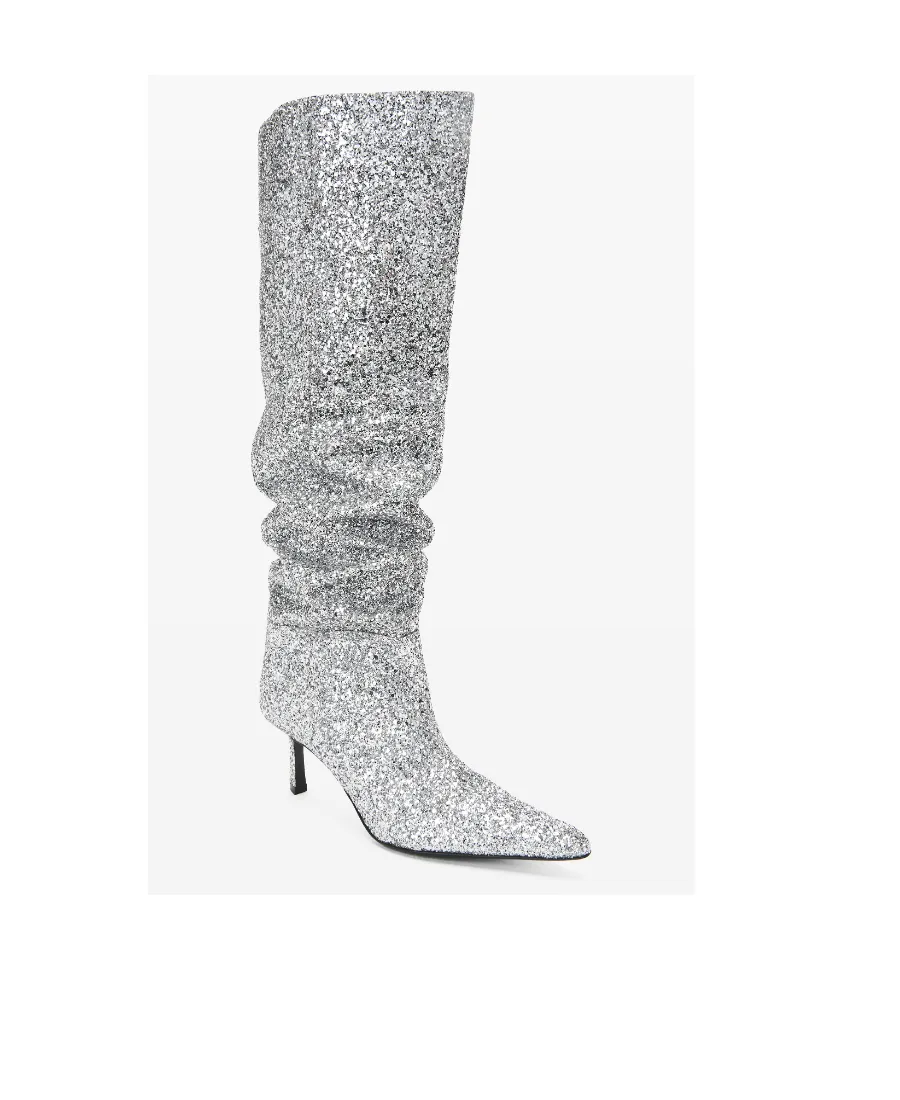 Viola Glitter 60Mm Long Boots