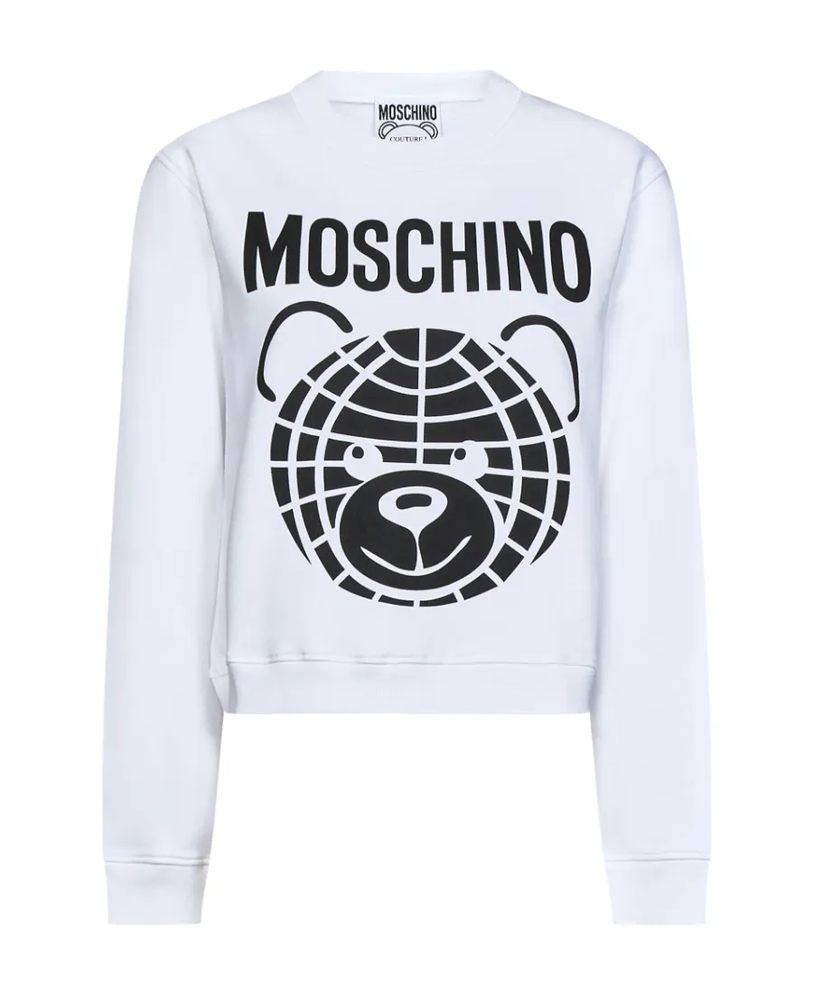 Moschino Graphic Printed Crewneck Sweatshirt
