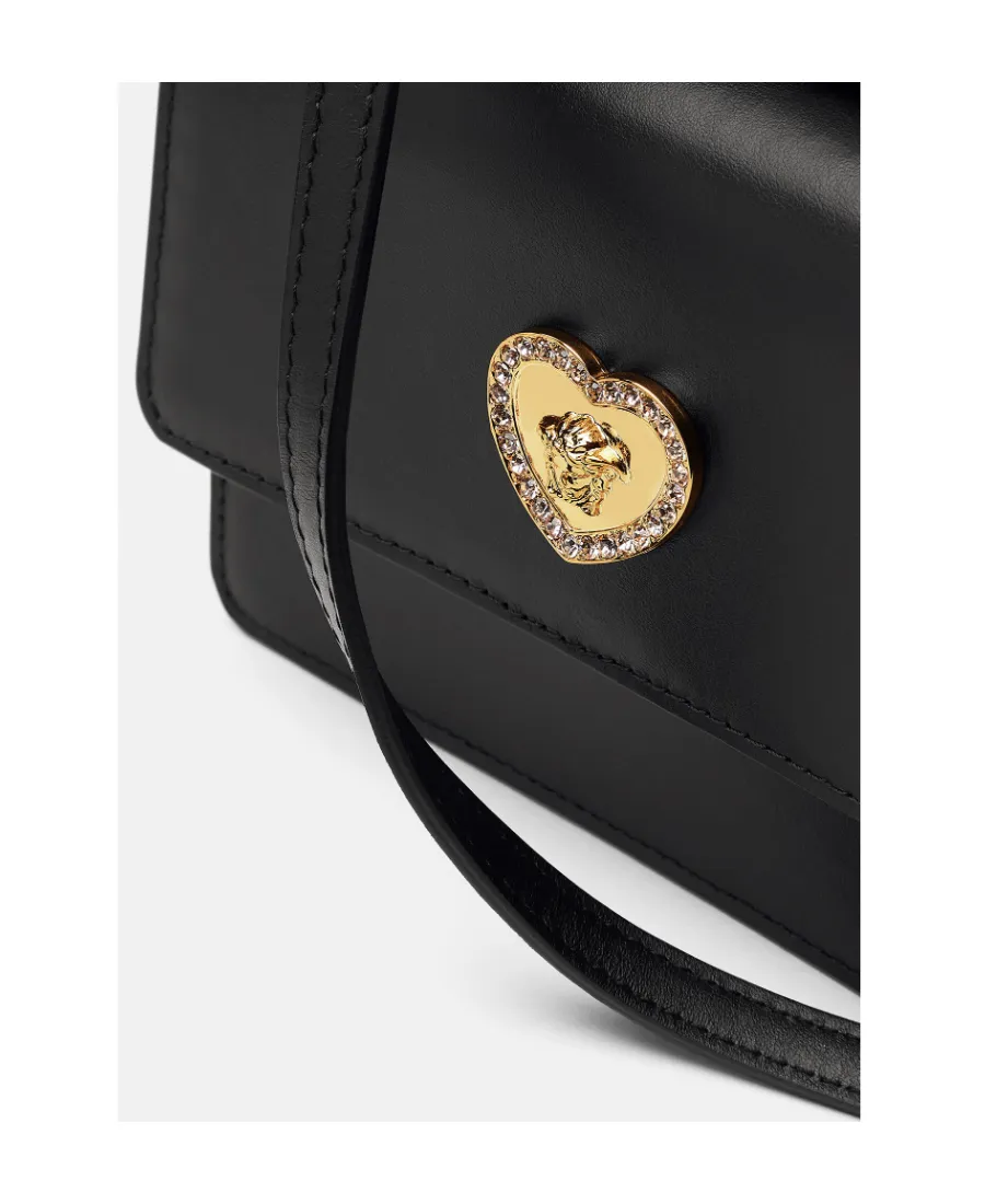 Versace Kids Medusa Head Plaque Strapped Shoulder Bag