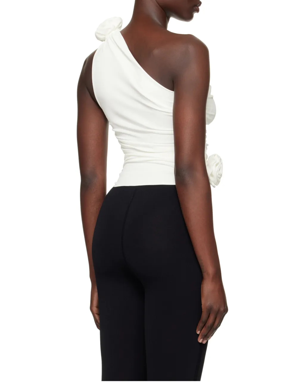 Magda Butrym One Shoulder Ruched Top