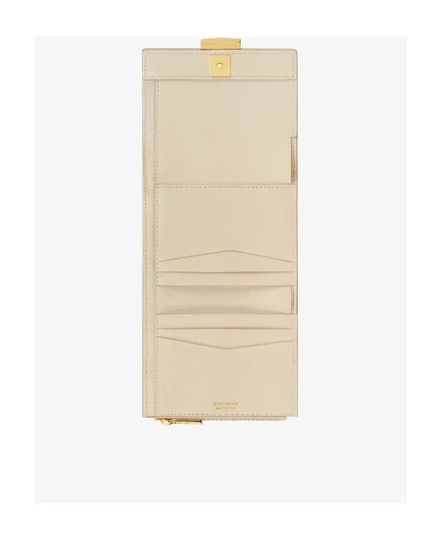 4G Trifold Wallet In Calfskin Leather