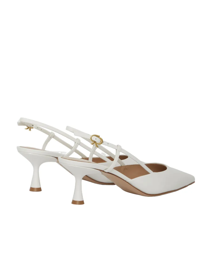 Logo Exposed Heels