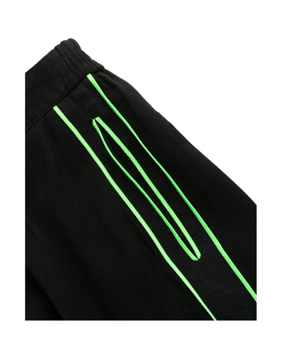 Versace Stripe-Detailed Straight-Hem Trousers