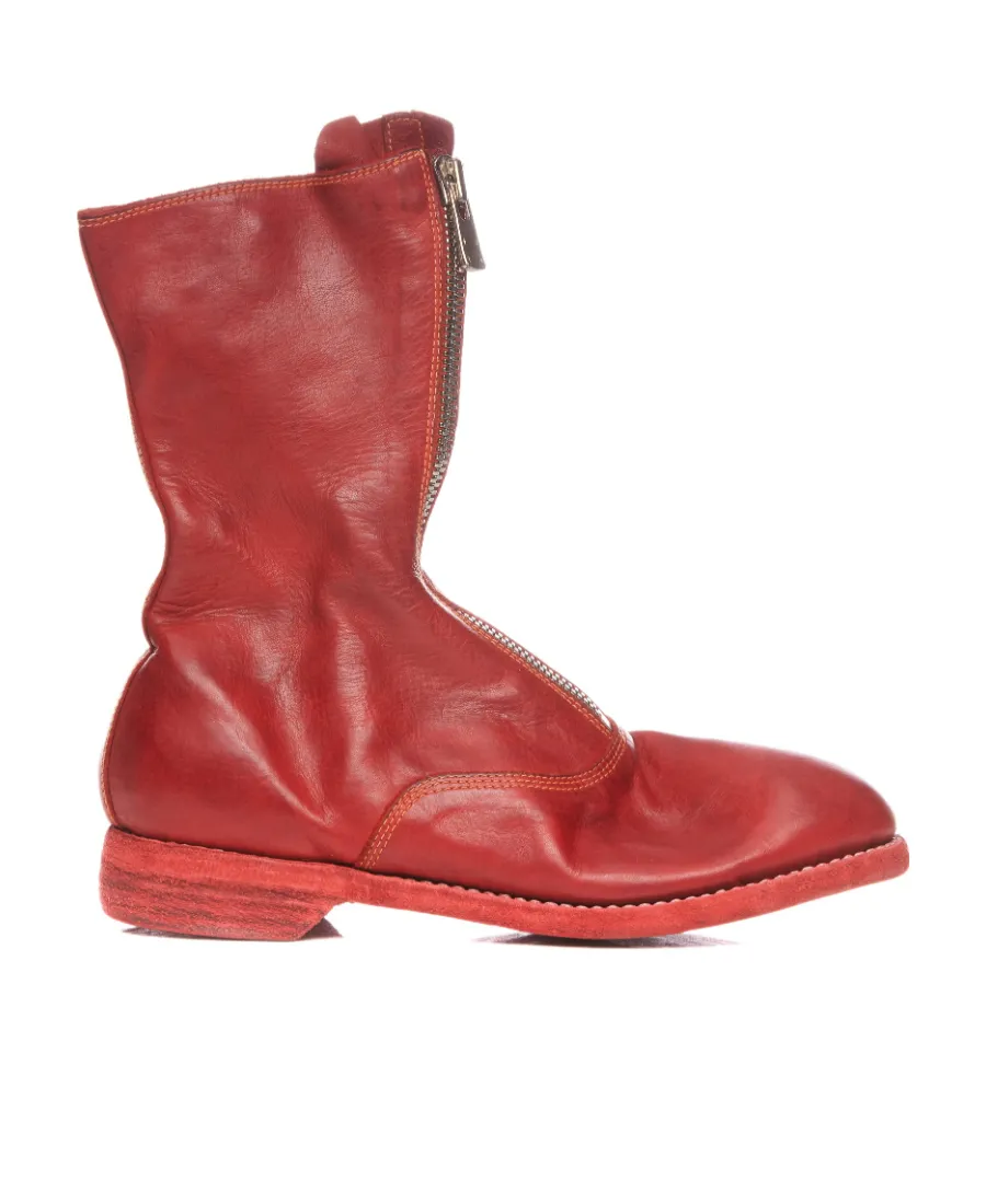 Logo Zipper Boots