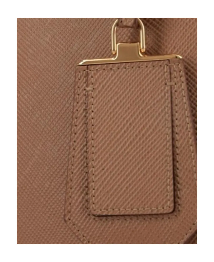 Small Saffiano Leather Double Prada Bag