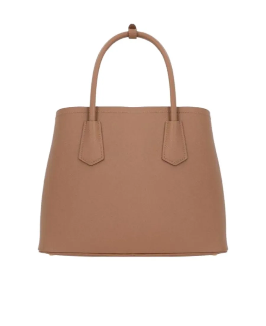 Small Saffiano Leather Double Prada Bag