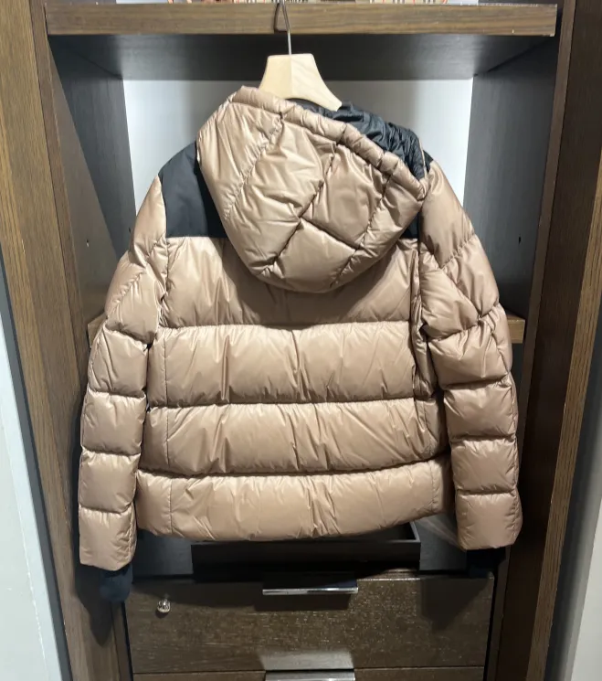 Logo Quilted Down Jacket
