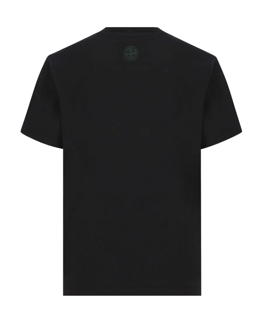 Stone Island Junior Logo Printed Crewneck T-Shirt