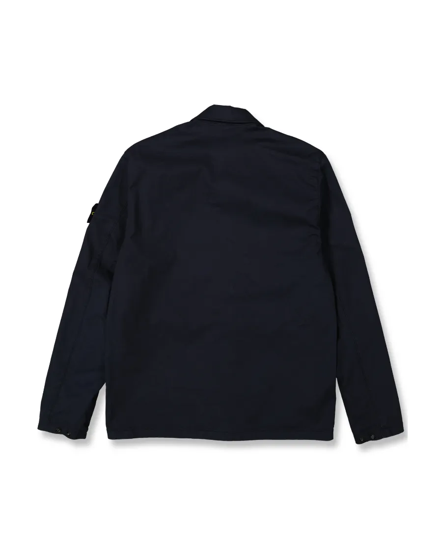 Zip-Fastening Long-Sleeve Shirt