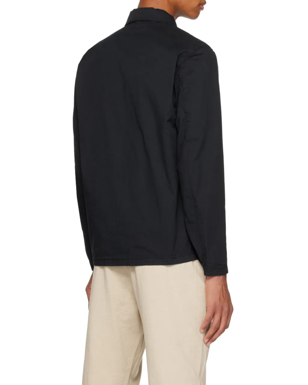 Zip-Fastening Long-Sleeve Shirt