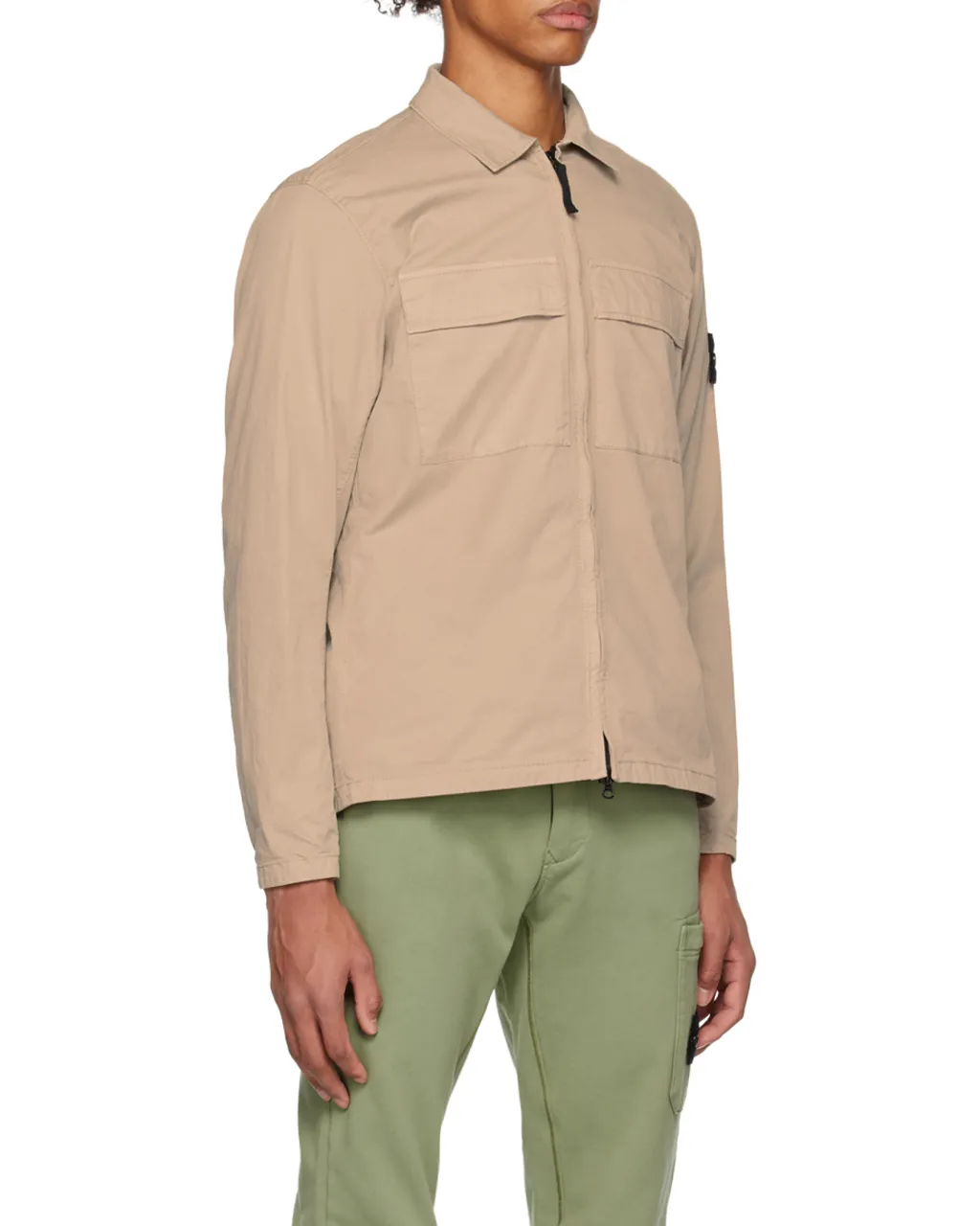 Logo-Patch Sleeve Shirt